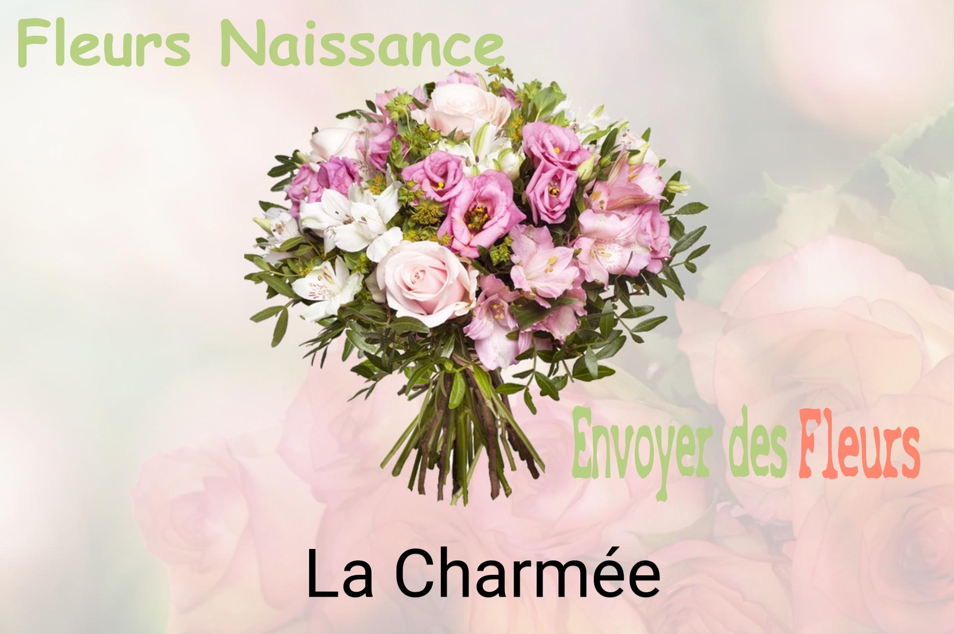Bouquet de fleurs de naissance livré à La Charmée